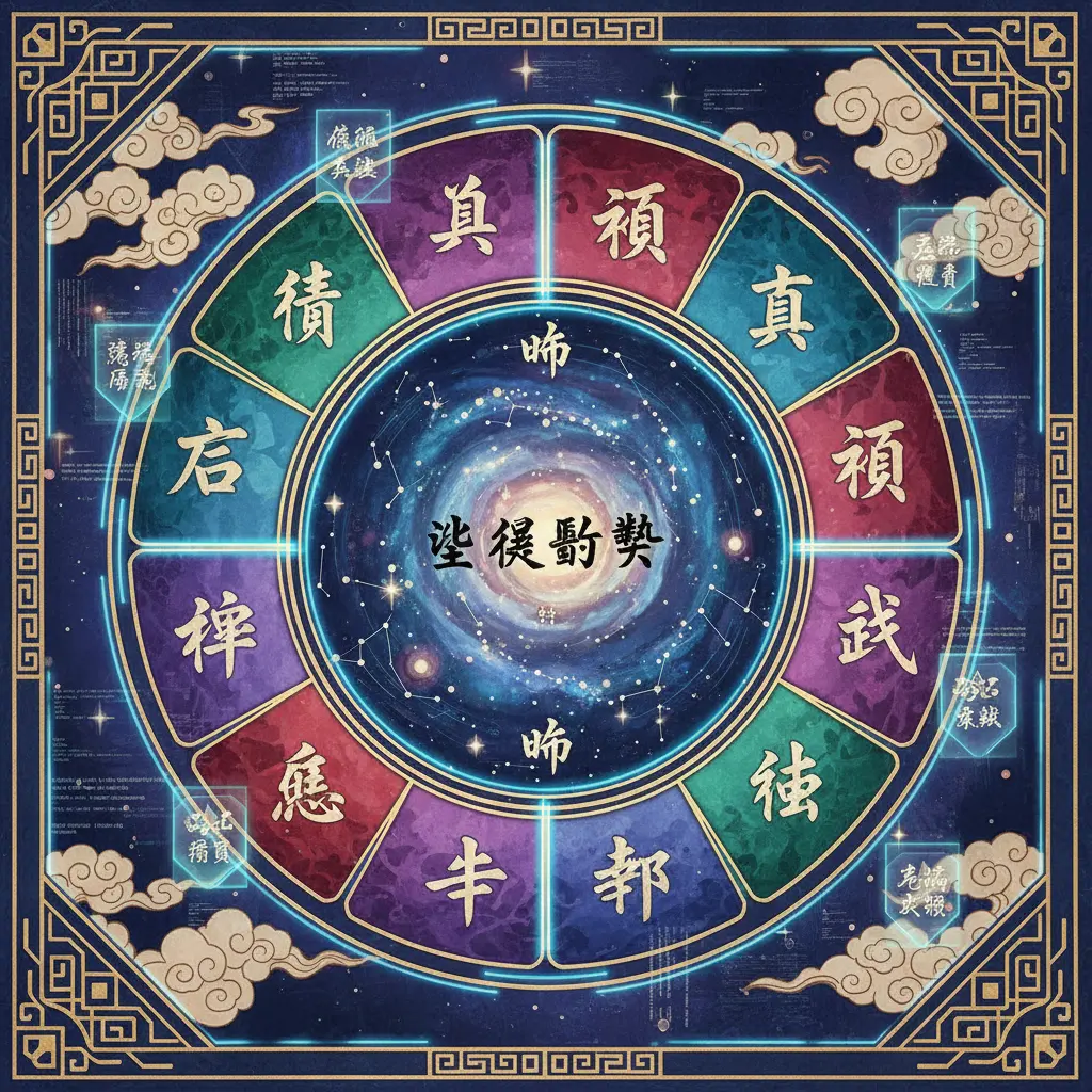 紫微鬥數 - 命盤