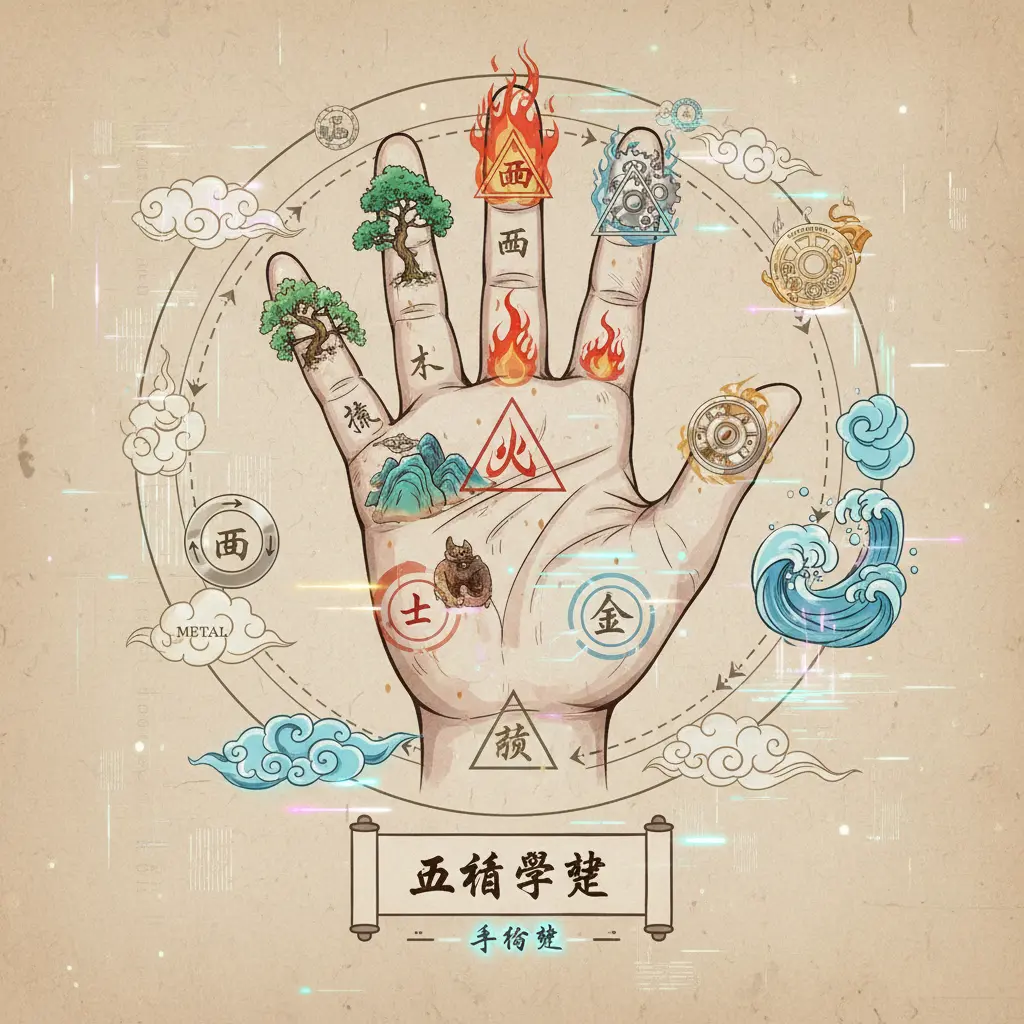 手相學 - 五行學說