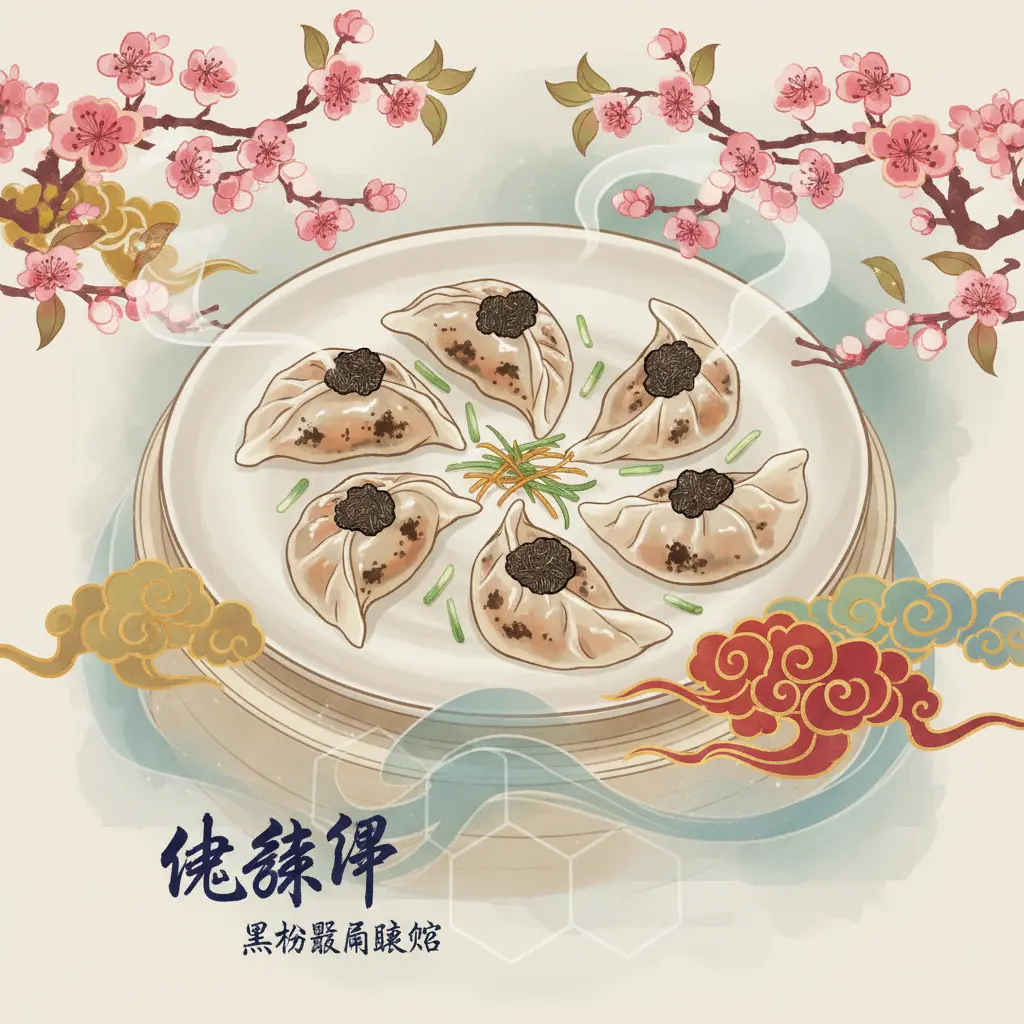 陳師傅 - 黑松露鳳眼餃