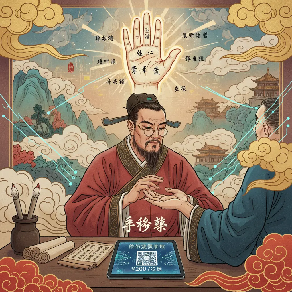 算命收費 - 手相學